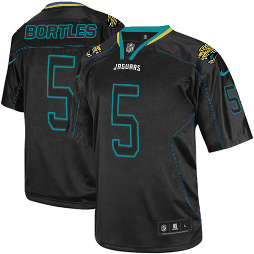 Youth Elite Blake Bortles Nike Jersey Lights Out Black - #5 NFL Jacksonville Jaguars